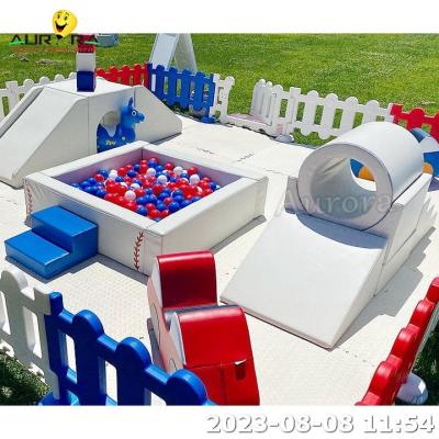 China Soft Play Ball Pit Soft Play Set Equipment Outdoor Soft Party Kids Play Items en venta