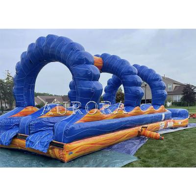 China Preço de fábrica Lava inflável Slide N' Slide Parque de esqui aquático Para crianças Adultos à venda