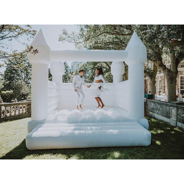 Quality Wedding Decoration Inflatable White Bouncy Castle Inflatable Bounce House For for sale