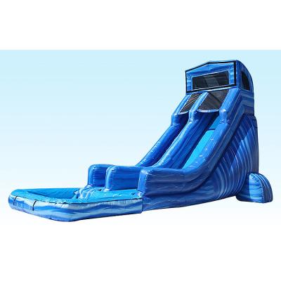 Китай Jumping Castles Inflatable Water Slide Inflatable Garden Activity Water Slide blue продается