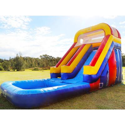 Chine Inflatable Water Slide Lake Kids And Adults Inflatable Games Large Water Slide à vendre