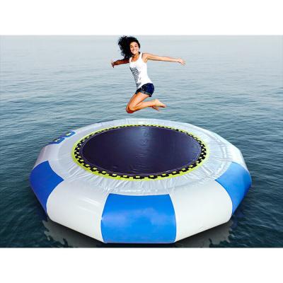 China Inflatable Water Trampoline With Metal Structure And Spring Outdoor Water Sports à venda