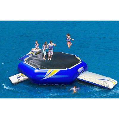 Chine Inflatable Water Trampoline commercial sea floating water park equipment huge à vendre