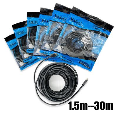 China Kico 1.5m 3m 5m 10m 15m 20m 25m 30m High Speed 4K 8K 60Hz Gold Plated HDTV 2.0 Cable Male To Male Polybag for sale