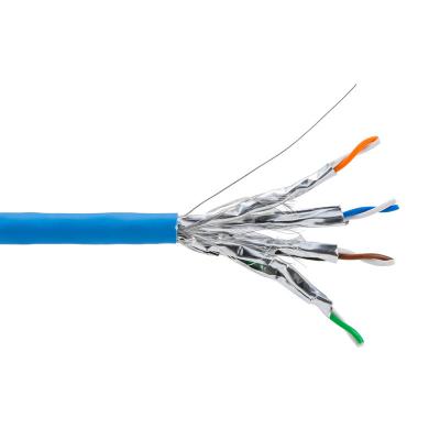 China 500MHz S/FTP CAT6 Network Cable 4P + F Twisted Pair LDPE Outer Jacket for sale