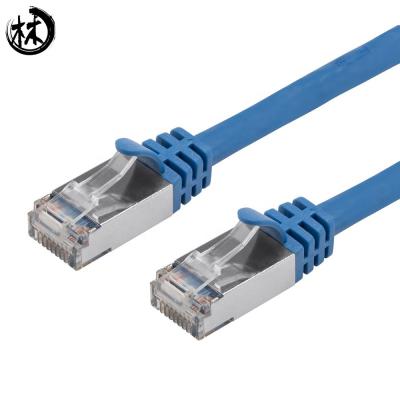 China Blue Patch Cord Cable HDPE Insulation LSZH/PVC Jacket Customized Length for sale