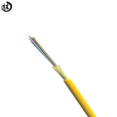 China Indoor 6 Cores Fiber Optic Drop Cable , Multimode Fiber Optic Cable for sale