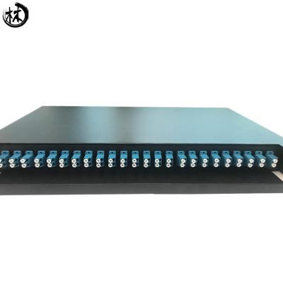 China 19 Inch 24 Port Fiber Optic Patch Cord Rack Mounted Drawer Style FTB-24SC/APC for sale