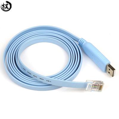 China Blue USB To RJ45 Cable Essential Accesory For Netgear , Linksys Router And Switches for sale