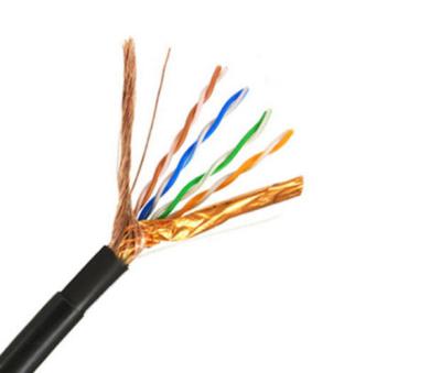China 23AWG 1000FT Outdoor Sftp CAT6 Lan Cable 305M 4P Twisted Pair 0.56mm for sale