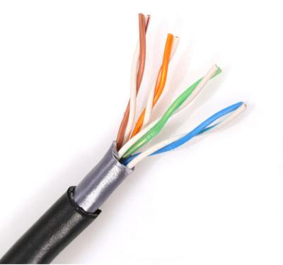 China CMXT Direct Burial UTP Network Cable Solid Bare Copper UTP STP Double Jackets for sale