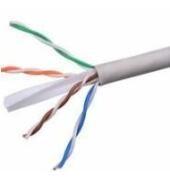 China 250MHz Bare Copper UTP Ethernet Cable , UTP Cable Cat 6 305M Roll 23AWG for sale
