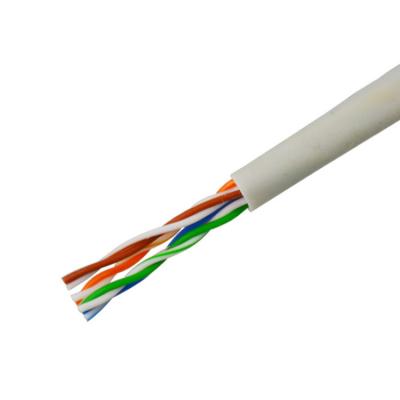 China Solid Pure Copper PE Jacket Ethernet CAT6 UTP Cable for sale