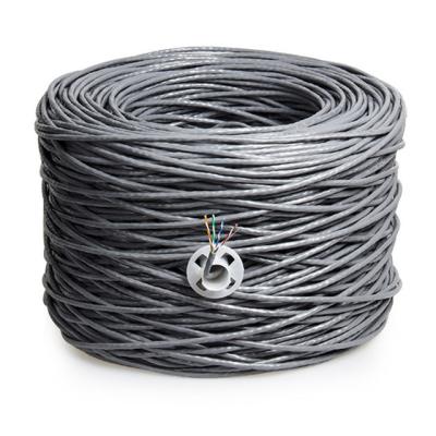 China Grey 23Awg CAT6 Network Cable 305M Roll 1000ft for sale