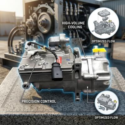 China Electric AC Compressor 95862071500 Porsche Cayenne E-Hybrid IP67 Protection High Reliability 600V for sale