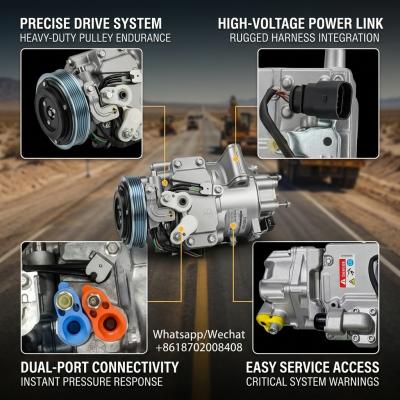 China Electric AC Compressor 88320-47070 Toyota Prius Scroll Compressor Low Noise 320V Fast Cooling for sale