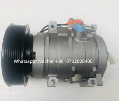 China 10S17C Auto Ac Compressor for Cat 330c Caterpillar  OEM : 3050325 / 1785545 / 3050324 / 447260-8391  8PK 24V 144MM for sale