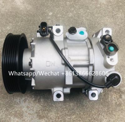 China Auto compressor da C.A. DVE12 para Kia Rio 1,4/orgulho 1,4   OEM:  97701-1r100/97701-1R300/977011W600 6PK 12V 125MM à venda