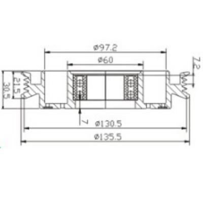 China Kompressor-Kupplung YARIS 10PA17C 130.5mm 4PK Wechselstrom-30*50*20 zu verkaufen