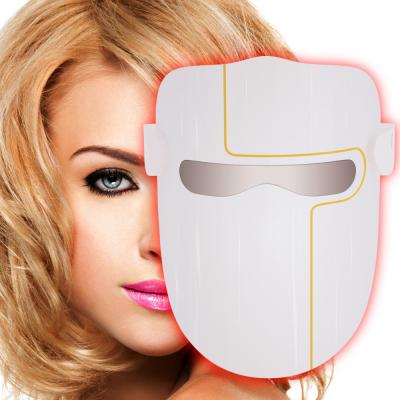China 3 Color LED Light Therapy Mask  BP100 Yellow Blue Red Light Face Mask for sale