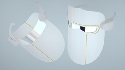 China Máscara protetora amarela azul vermelha do diodo emissor de luz do enrugamento da máscara profissional da terapia da luz do diodo emissor de luz anti à venda