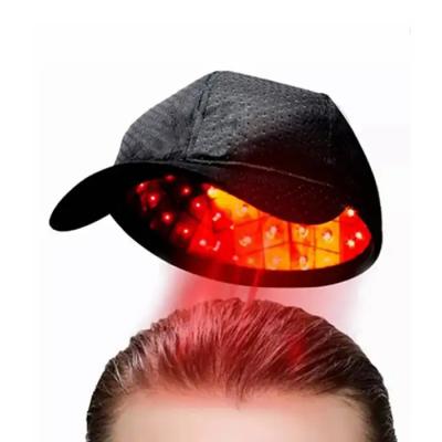 China Portable Red Light Therapy Hat USB Charge Red Laser Cap For Hair Growth for sale