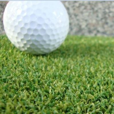 China Low cost anti-UV permeable water stitch rate 170 stitches per meter color green 14mm height  synthetic turf for golf for sale