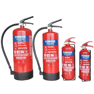 China BSI EN3 Approved ABC 6kg Dry Powder Fire Extinguisher fire fighting equipments for sale