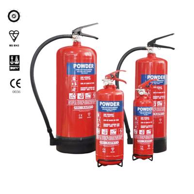 China BSI EN3 Approved ABC 12kg Dry Powder Fire Extinguisher fire fighting equipments for sale