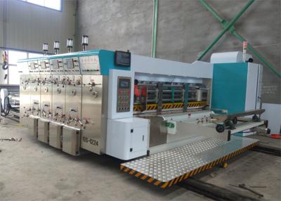 China Máquina acanalada del apilador de Slotter Die Cutter de la impresora de Flexo de la fabricación de cajas del cartón en venta