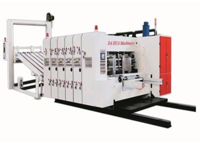 China PLC Control Corrugated Box Cutting Machine Die Cut Printing Machine 25T for sale