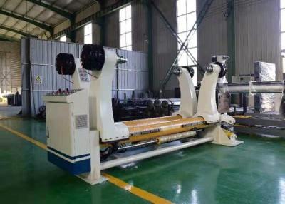 China CE hidráulico acanalado del soporte de rollo de molino del papel 1400m m Shaftless en venta