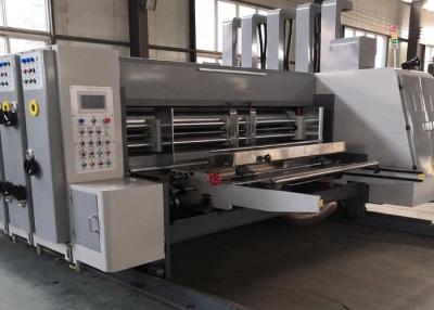 China 220pcs/min acanaló la máquina de Slotter Die Cutter de la impresora de la caja de la pizza del cartón con el apilador en venta