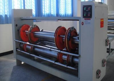 Chine Machine de alimentation manuelle de fabrication de cartons de carton machine rotatoire de Slotter 60 morceaux/minute à vendre