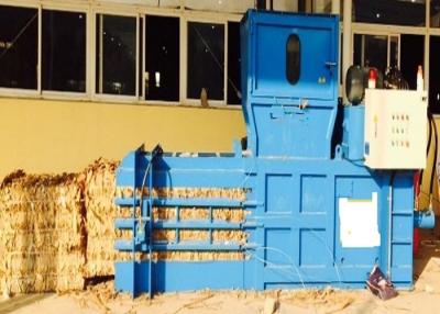 China Hydraulic Baler Semi Automatic Strapping Machine With Four Door For Waste Paper Baler for sale