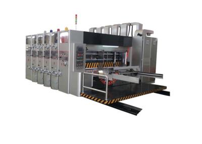 China 160pcs/min Carton Box Making Corrugated Box Printing Machine 25KW for sale