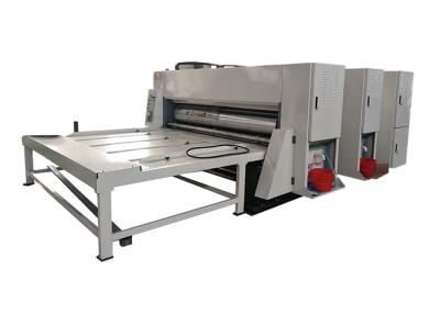 中国 50 M/Minは印刷する箱の型抜き機械を波形を付け型抜き機械に細長い穴をつける 販売のため