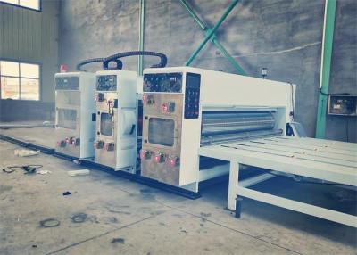 China 1400*2600mm Flexo Printer Slotter Machine Chain Feeding Corrugated Box Making for sale