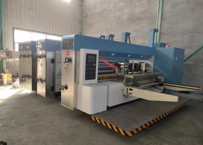 China Corrugated Flexo Printing Slotting Die Cutting Machine 2 3 4 Color Cardboard Box for sale