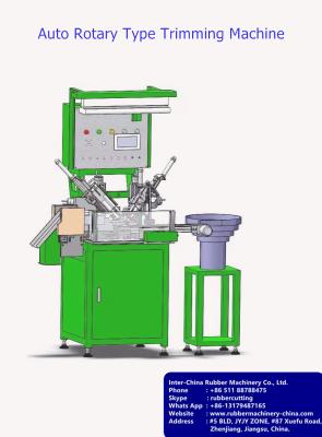 China Máquina automática de recorte rotativo para sellos de aceite y piezas de caucho; Cortador en venta