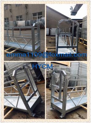 China ZLP Type Suspended Scaffold Cradle BMU System Windo Cleaning Gondola Cradle for sale