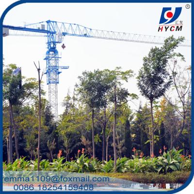 China 12t Horizontal Jib Crane Tower With Telescopic Jacking Cage Hydraulic Climbing for sale