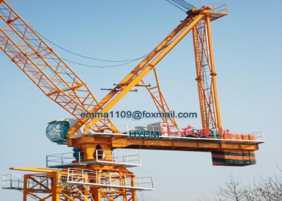 China QTD125 Luffing Tower Crane 10t Max. Load Capacity For High Storey Buildings for sale