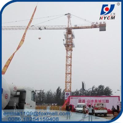 China QTZ4807 Hydraulic Telescopic Climbing Types of Tower Crane 48M Working Jib for sale