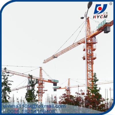 China 3 Phase Power Tower Crane Hammer-head Tower Kren qtz63(5013) Models for sale