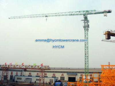 China Topless QTP6016 10 ton 60m Work Lifting Jib Specifications Tower Crane for sale