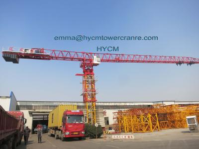 China QTZ315 PT7424 Top Flat Head Tower Crane 18tons Load 74m Large Jib for sale