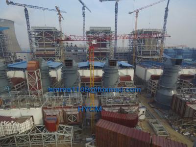 China Huge PT7532 Flat Top Tower Crane 20tons Max Load CIF Dubai Price for sale
