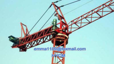 China 500kg Load QT10 Little Inner Climbing Tower Crane 12mts Boom Parameters for sale