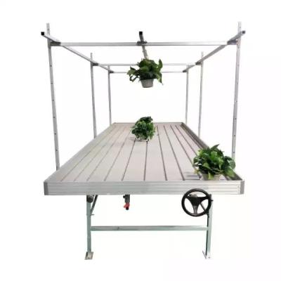 China Ebb And Flow Greenhouse Rolling Bench For Seeding Vertical Grow for sale